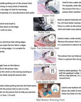 11Pcs Presser Feet, Sewing Machine Kit Household DIY Spare Parts Accessories for Sewing Machine Brother Singer Janome Toyota