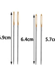 11 Pieces Bookbinding Kit Starter Tools Set Bone Folder Paper Creaser, Waxed Thread, Awl, Large-Eye Needles for DIY Bookbinding Crafts and Sewing Supplies