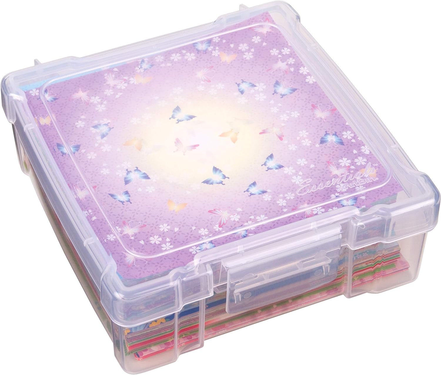 6953AB Clearview 6" X 6" Box Art &amp; Craft Organizer, [1] Plastic Storage Case, Clear