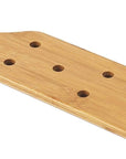 14Inch Bamboo Paddle with Holes, Solid Wood Paddle with Smooth Surface, 1 Pack,1