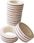 1/4" Seam Diagonal Seam Tapes 10Yard Each Roll Sewing Basting Tape for Stitching Straight Diagonal Seams Instruction Tool Seamingly Accurate Seam Guide for Sewing Machines (2)