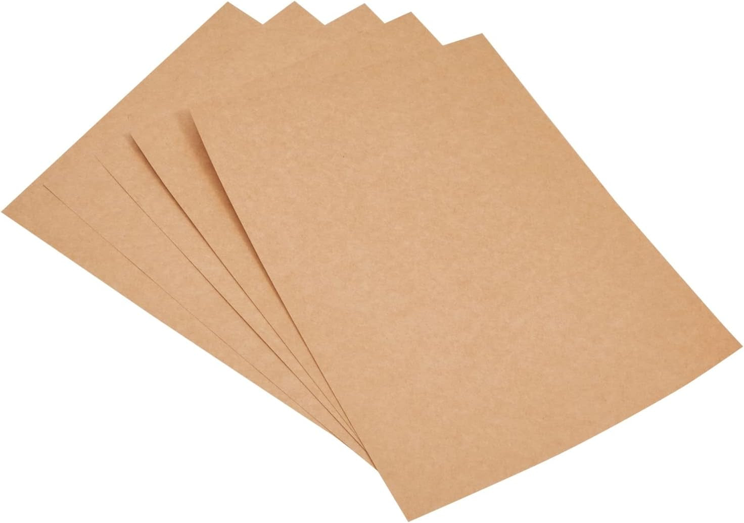 96 Pack Brown Kraft Paper Sheets for Wedding, Party Invitations, Drawing, DIY Projects, Letter Size, 120Gsm (8.5 X 11 In)