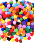 500 Pcs 0.5 Inch Polypropylene Pompoms for Craft Making, Small Pom Poms Balls Art and Craft DIY Decorations(Green)
