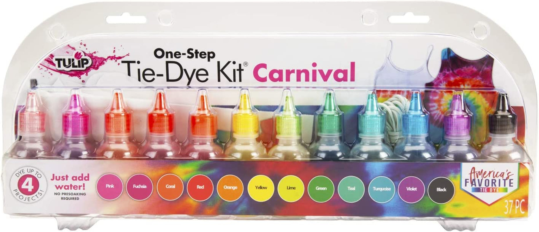 , Carnival, Ultra-Colorful Results, All-In-1 Starter Kit for Fun Fashion Designs, 12 Colors