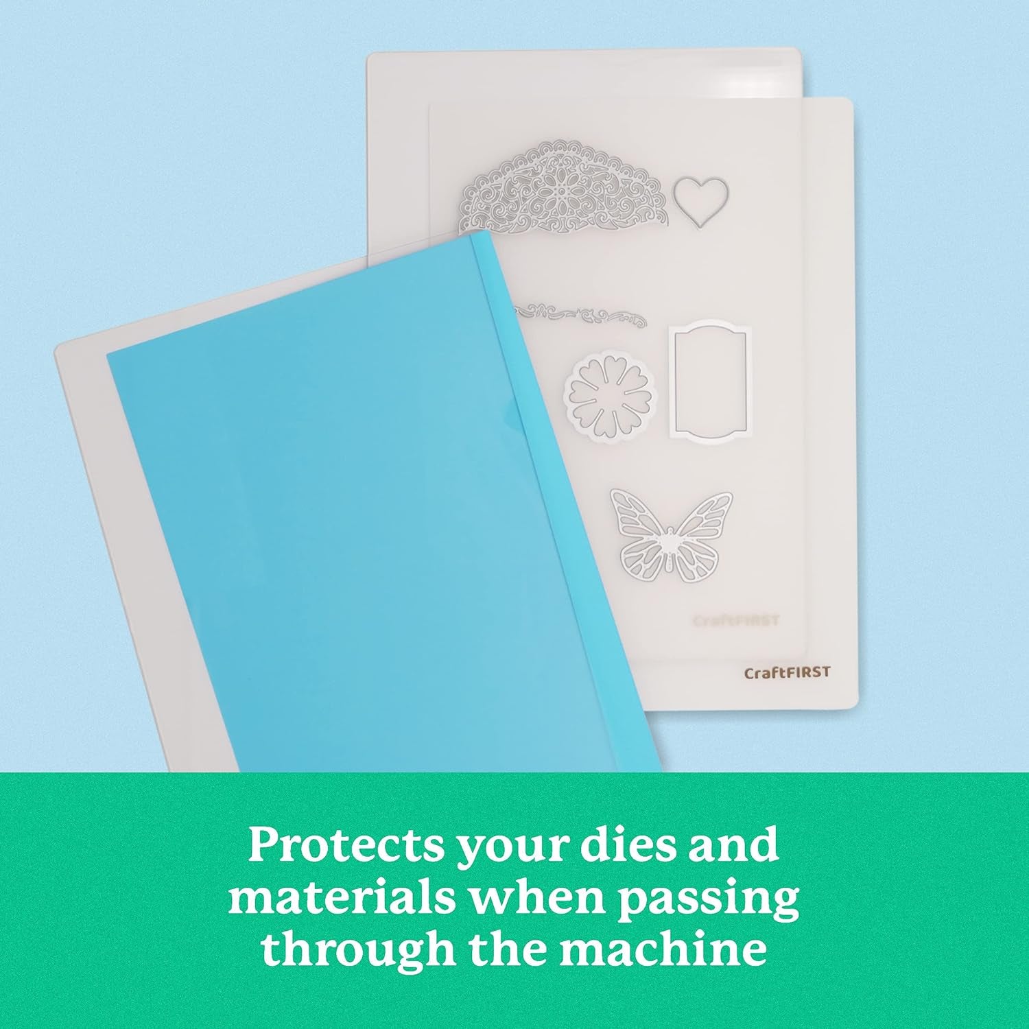 9 X 12.5" Clear Cutting Plates Die Cutting Machine Accessaries Pack of 2