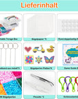 Sundymot Fuse Beads Kit - 10600 5Mm Beads Craft Set with Storage Box, Pegboard, Iron-On Paper and Other Accessories. Creative DIY for Boys and Girls, Ideal Christmas and Birthday Gifts