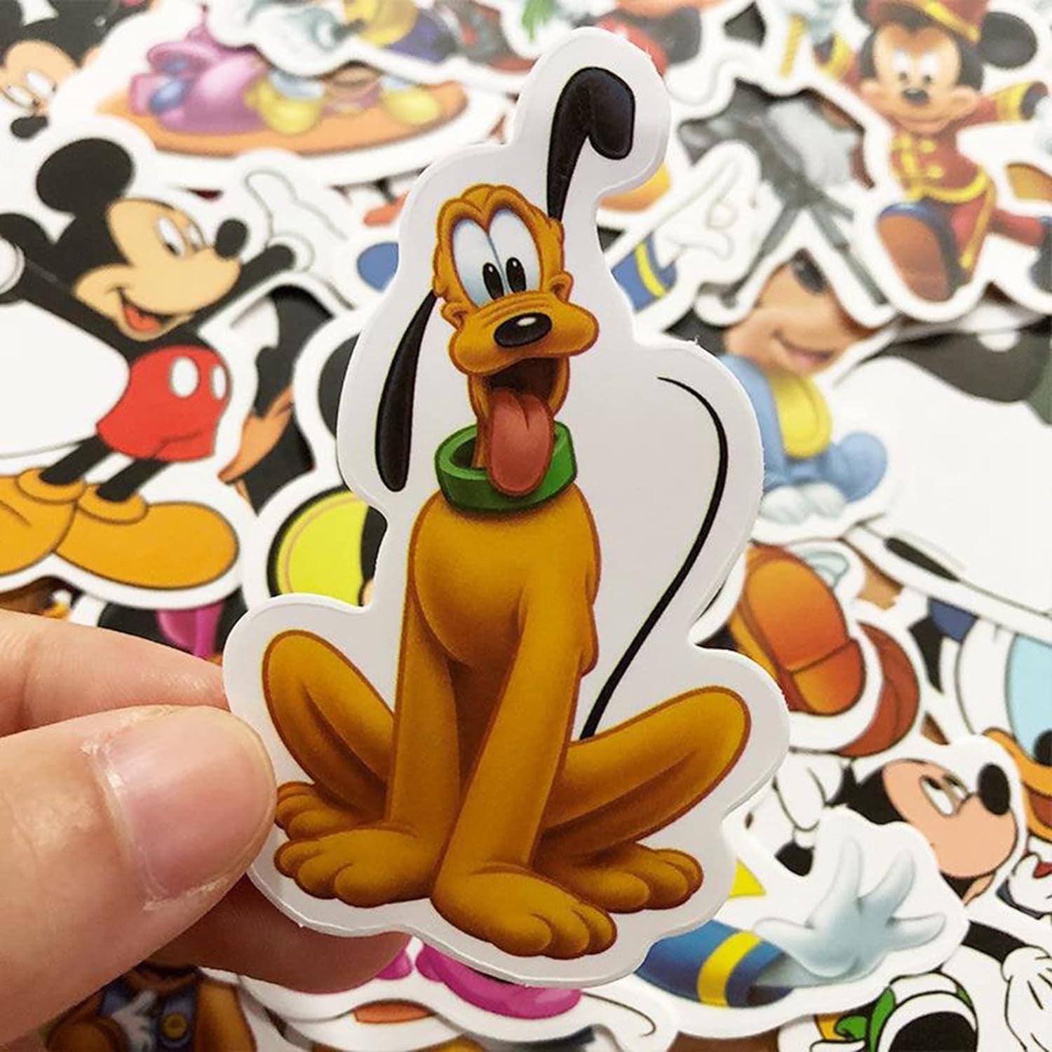 50Pcs Hot Disney Mickey Mouse Stickers for Water Bottle Cup Laptop Guitar Car Motorcycle Bike Skateboard Luggage Box Vinyl Waterproof Graffiti Patches JHSL