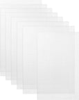 4 Pieces 7 Count Plastic Canvas Sheets 10.5 X 13.5 Inch Plastic Mesh, Plastic Mesh Sheet, Eye Mesh for Embroidery, Acrylic Yarn Crafting, Knit Crochet Projects and Make Dividers