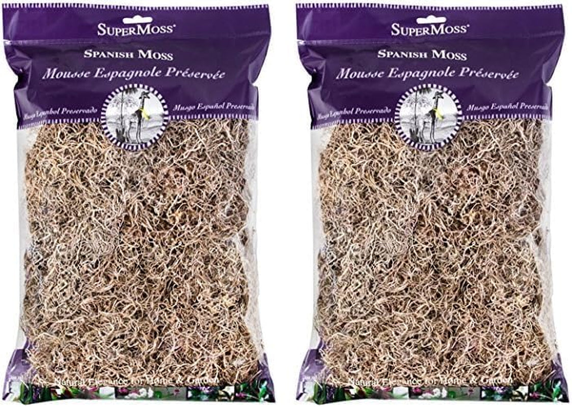 (26911) Spanish Moss Dried, Natural, 8 Ounces