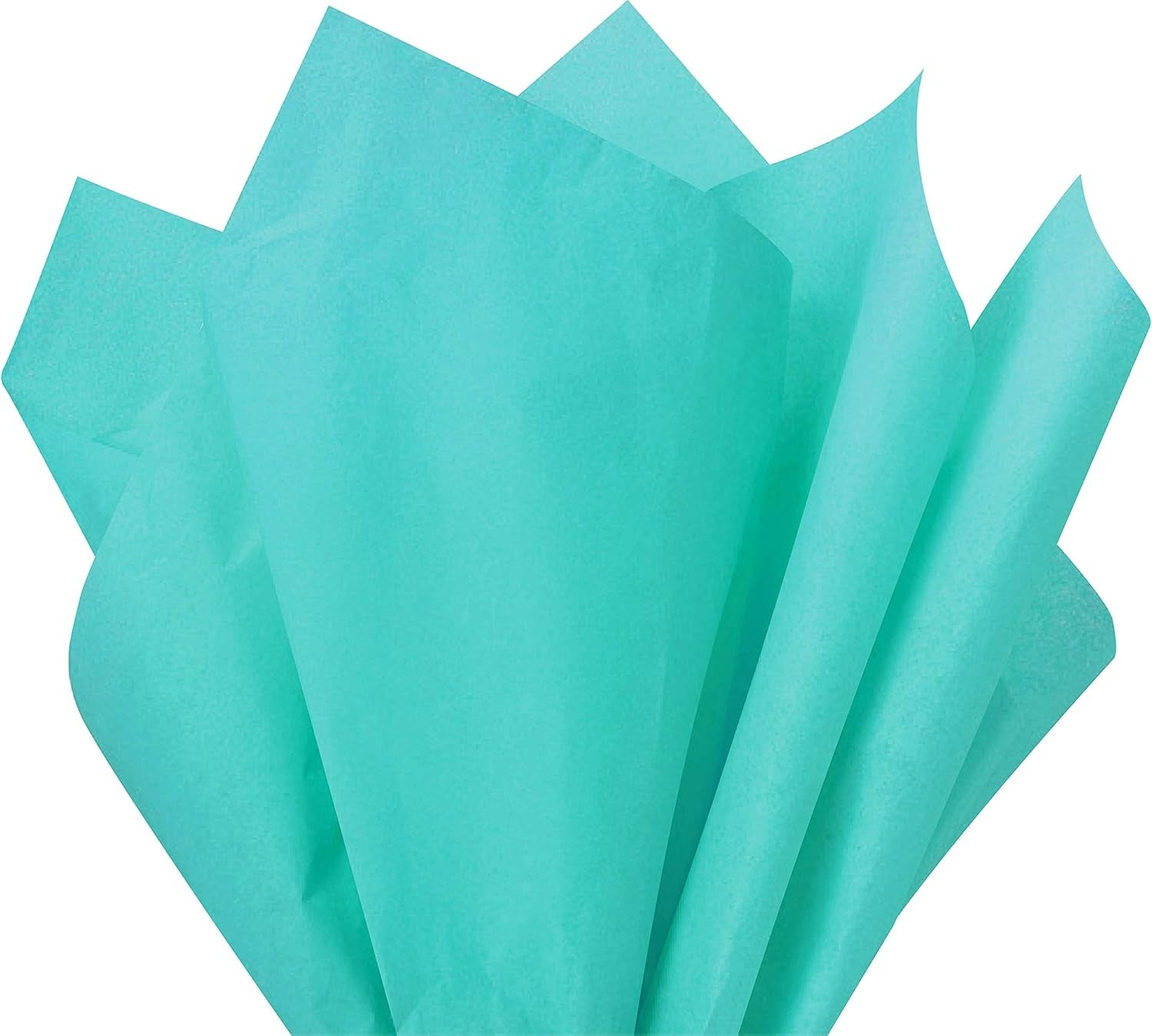 Caribbean Teal Gift Wrap Tissue Paper Size: 15 Inch X 20 Inch | Count: 100 Sheets | Color: Caribbean Teal