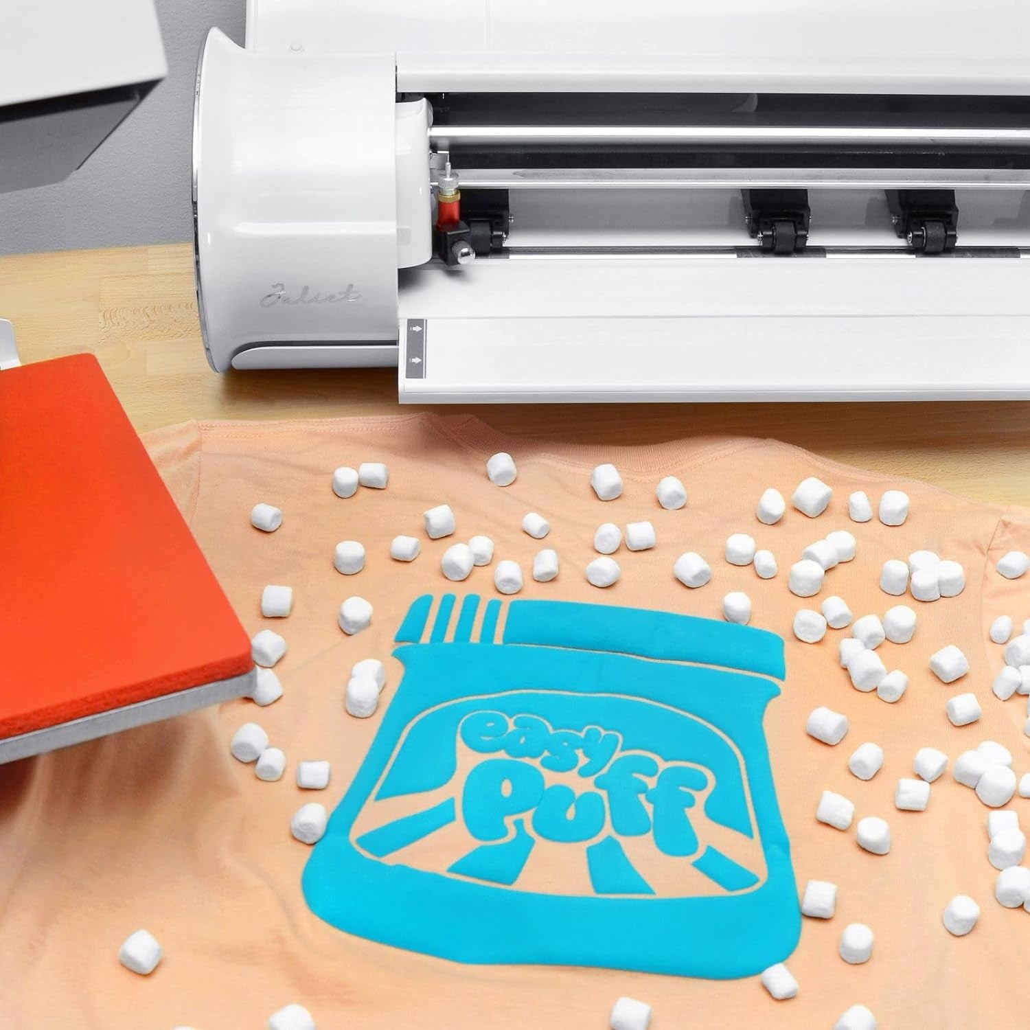 Easy Puff HTV 12''X1Yd - 3D Puffy Heat Transfer Vinyl (Black)