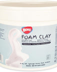 White Modeling Foam Clay- Air Dry, Squishy,Pliable - Molding Clay for Adult Arts & Crafts Project,Fake Bake,Slime Ingredient Supplies,3 LBS / 1.36 KG Bucket, Age 3 Years & Up