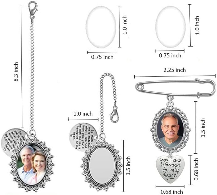 Graduation Memorial Photo Charm, Tassel Memorial Charm Graduation Decorations Class of 2024, DIY Memory Mortarboard Pendants for Graduation Cap