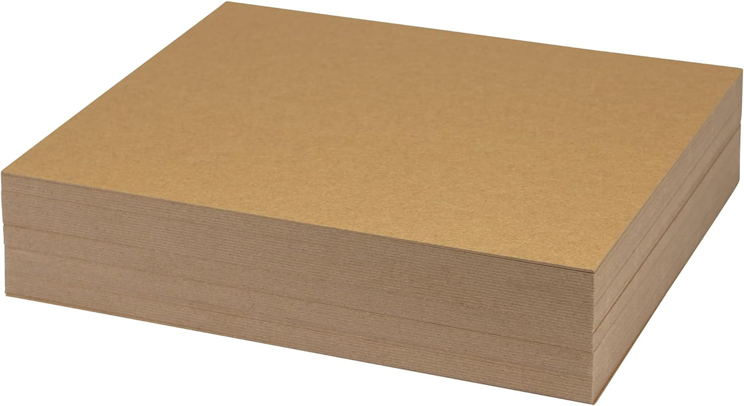 Chipboard Sheets 8.5 X 11 Inches, 50 Pack, Acid Free, 0.057” Heavy Weight, Brown, Create Three-Dimensional Embellishments for Cards, Mixed Media, Crafts, Fabric Organizer