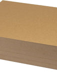 Chipboard Sheets 8.5 X 11 Inches, 50 Pack, Acid Free, 0.057” Heavy Weight, Brown, Create Three-Dimensional Embellishments for Cards, Mixed Media, Crafts, Fabric Organizer