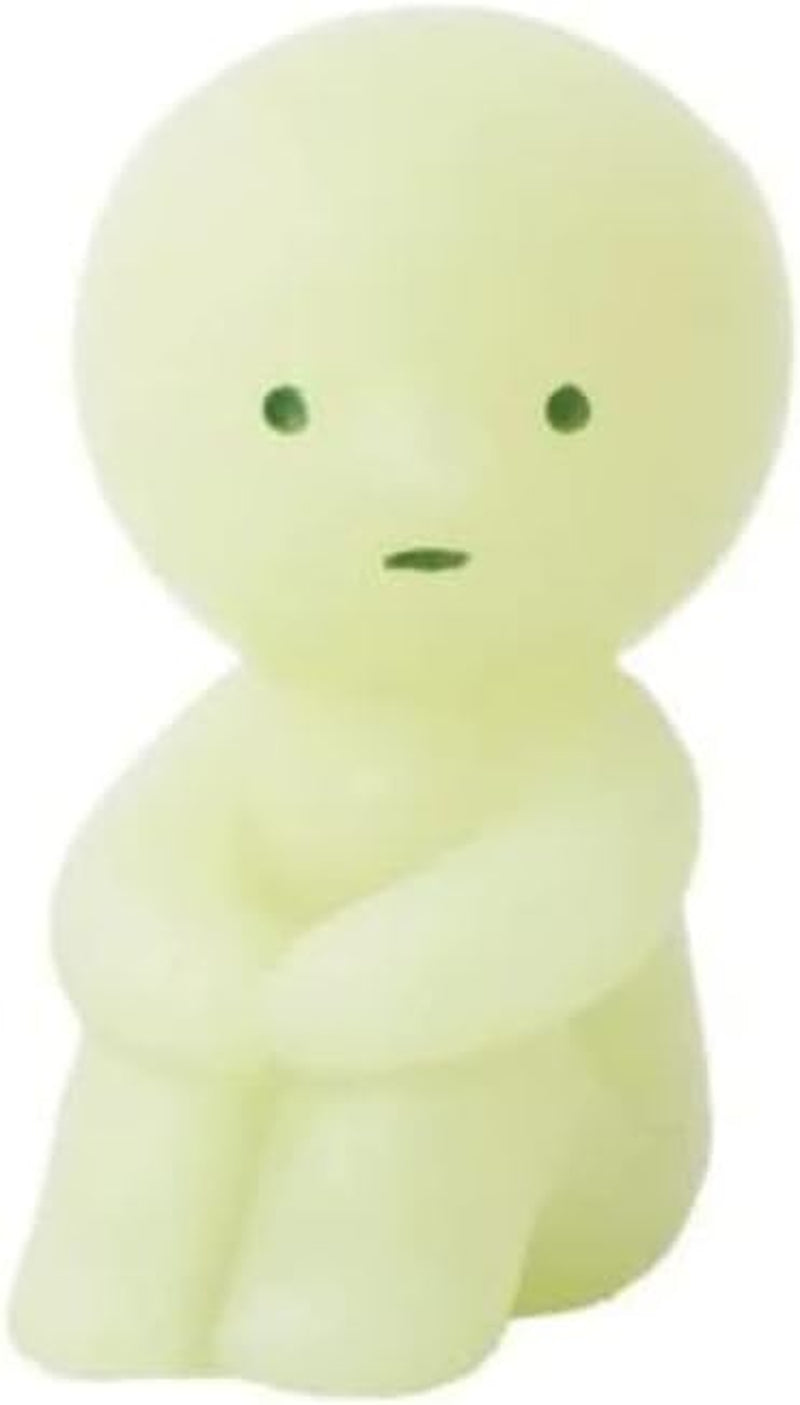 Hugging Knees Zipperbite Glow in the Dark Zipper Pull