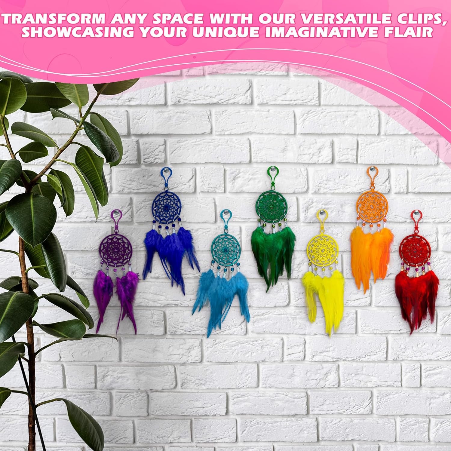 100Pcs Plastic Keychain Clips for Crafts - Lobster Claw Clasps for Keychains for Crafts Plastic Keychain Clip for Backpack - Clip Keychain Hooks Lanyard Snap Hooks and Clasps for Jewelry Making
