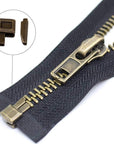 12 Sets Metal Zipper Latch Slider Retainer 3 Color 