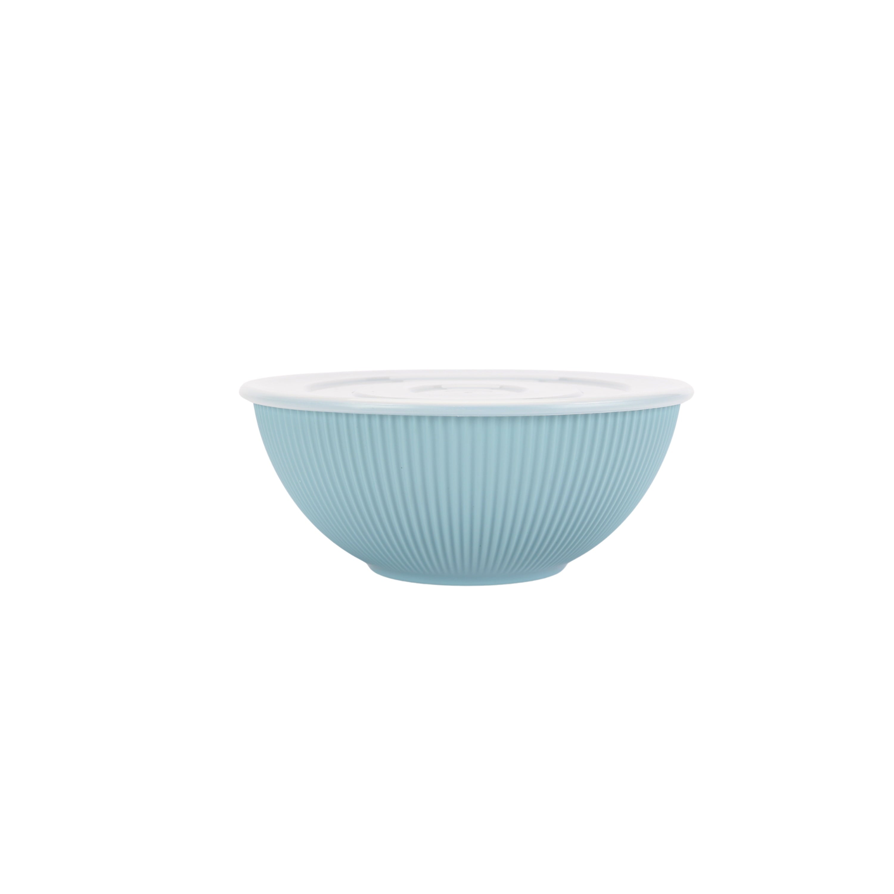 Mainstays - Blue 4-Piece Eco-Friendly Recycled Plastic Serve Bowl Set