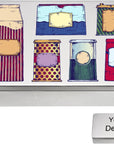 1 Pack 8.5 by 5.3 by 1.9 Inch Silver Rectangular Empty Tin Box Containers, Gift, Jewelery and Storage Tin Kit, Home Organizer