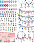 180 Pieces DIY Charm Bracelet Making Kit for Girls 8-12, Jewelry Making Kit for Girls with Bracelet Making Beads, Snake Chains for Girls Christmas Gift, Arts and Crafts