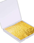 Gold Leaf Sheet for Resin,  300 Sheets Gold Flakes for Resin Nail Foil for Resin Jewelry Making Slime, Nail Arts, Gilding Crafting, Paint, Decoration, 5.5 by 5.5 Inches