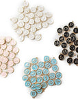 104PCS Letter Charms for Jewelry Making Charm for Bracelet Initial Charms Double Sided Alphabet Charms for Necklace Bracelet Jewelry Making