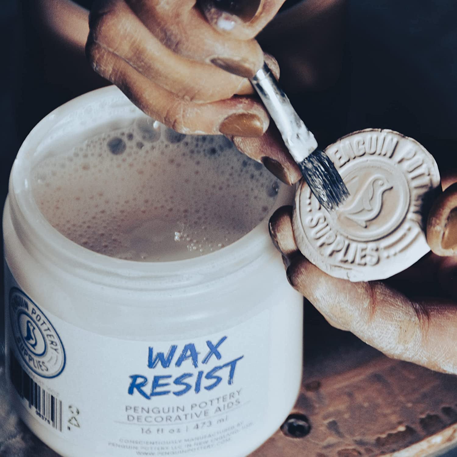 - Premium Ceramic Wax Resist for Pottery Glaze, Ceramic Slip Clay, and Ceramic Glazes - Alternative to Latex Resist for Pottery - Ceramic Sealant for Pottery - 1 Pint | 473 Ml