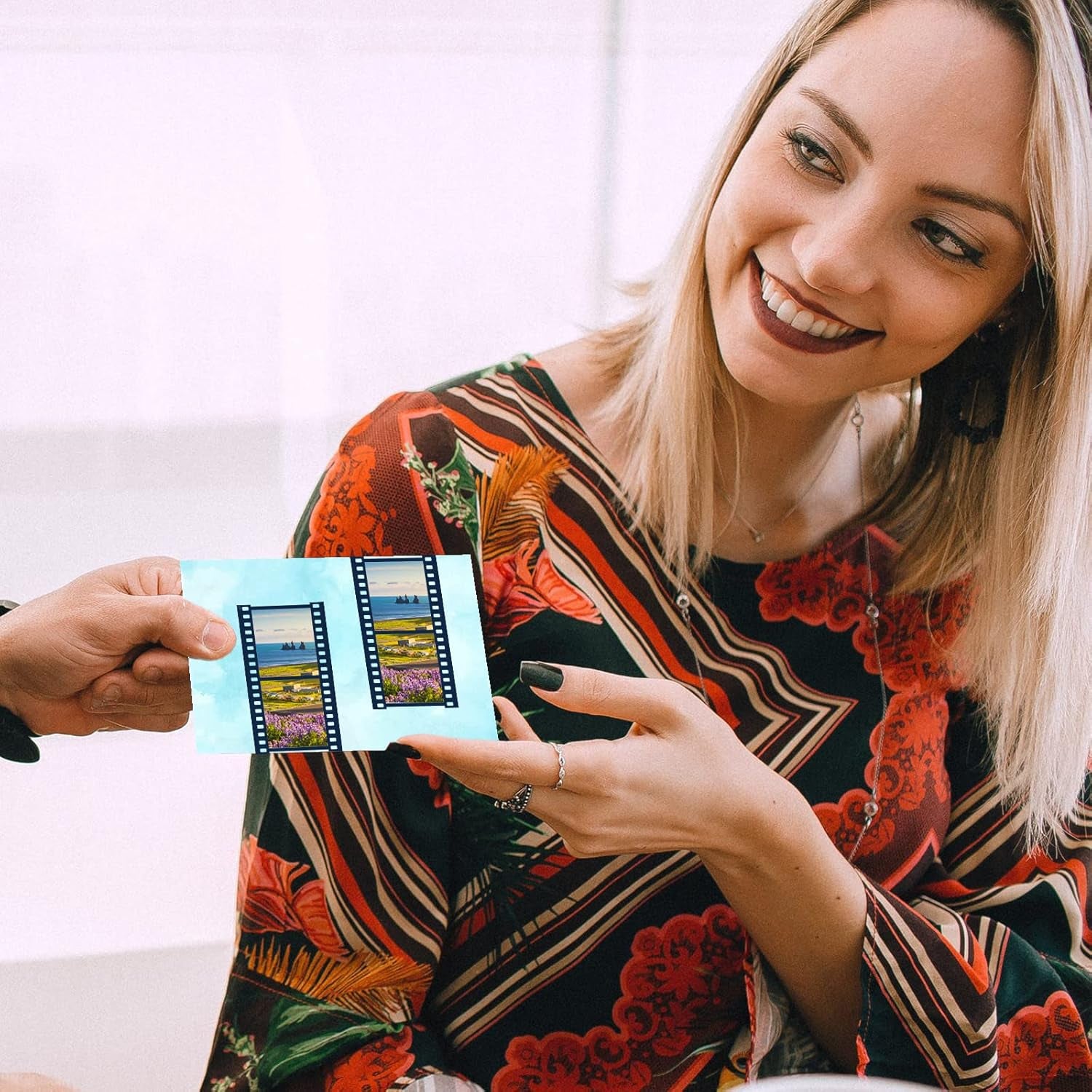 Film Reel Clear Stamp Vintage Film Style Transparent Silicone Stamp Cinematic Look Rubber Stamp for Scrapbook Journal Card Making