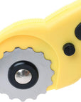 45Mm Rotary Cutter Set with 9 Pack Replacement Rotary Blades Skip Rotary Blades Pinking Rotary Blades for Sewing Fabric Leather Quilting Cutter Paper Perforating Tool
