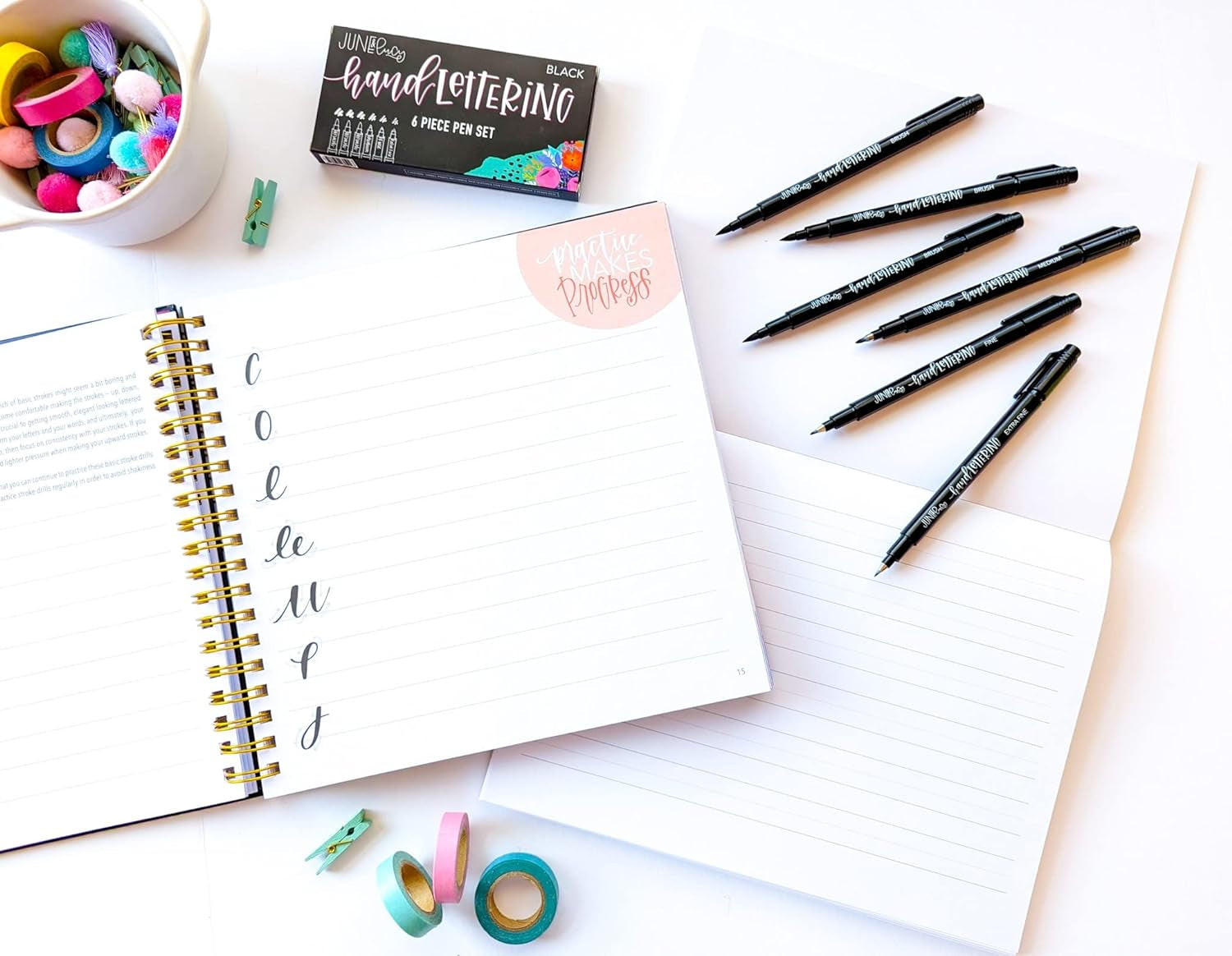 Calligraphy Kit for Beginners - Calligraphy Pen Set with Calligraphy Workbook