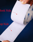 3M Hook and Loop Double Sided Tape, Self Sticky Adhesive Tape, Interlocking Tape Sewing Fasteners for Window Fixing, Photo Frames, Mosquito Net, Carpets, Car and DIY, 1 in *10 FT *2 Rolls-White