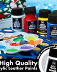 Sneaker Painting Kit Complete Shoe Paint Kit for Sneakers- Paint, Brushes, Tape & More Included- Shoe Customization Kit