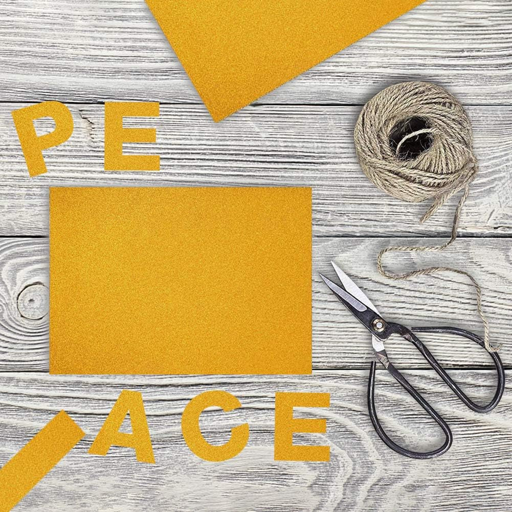 20 Sheets Glitter Cardstock Paper, 10 Colors Premium Glitter Paper for Crafts, 250GSM Sparkly Card Stock Paper for Card Making, Scrapbooking, DIY Projects, 8.5 X 11 Inches