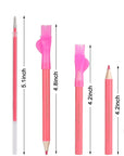 Tailors Chalk,Sewing Fabric Chalk and Fabric Markers for Quilting,10Pcs Tailor’S Chalk,4Pcs Heat Erasable Fabric Marking Pens with 4 Refills,3 PCS Sewing Fabric Pencils