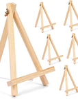Easel for Painting, 9 Inches Easel Stands Set of 12, Tabletop Painting Canvas Tall Wood Display Easels Set of 12, Art Craft Painting Easel Stand for Artist Adults Students