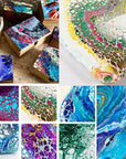 Silicone Pouring Oil Acrylic Pouring Oil Cell Activator Pure Silicone Oil for Cell Creation in Acrylic Paint,2 Ounce