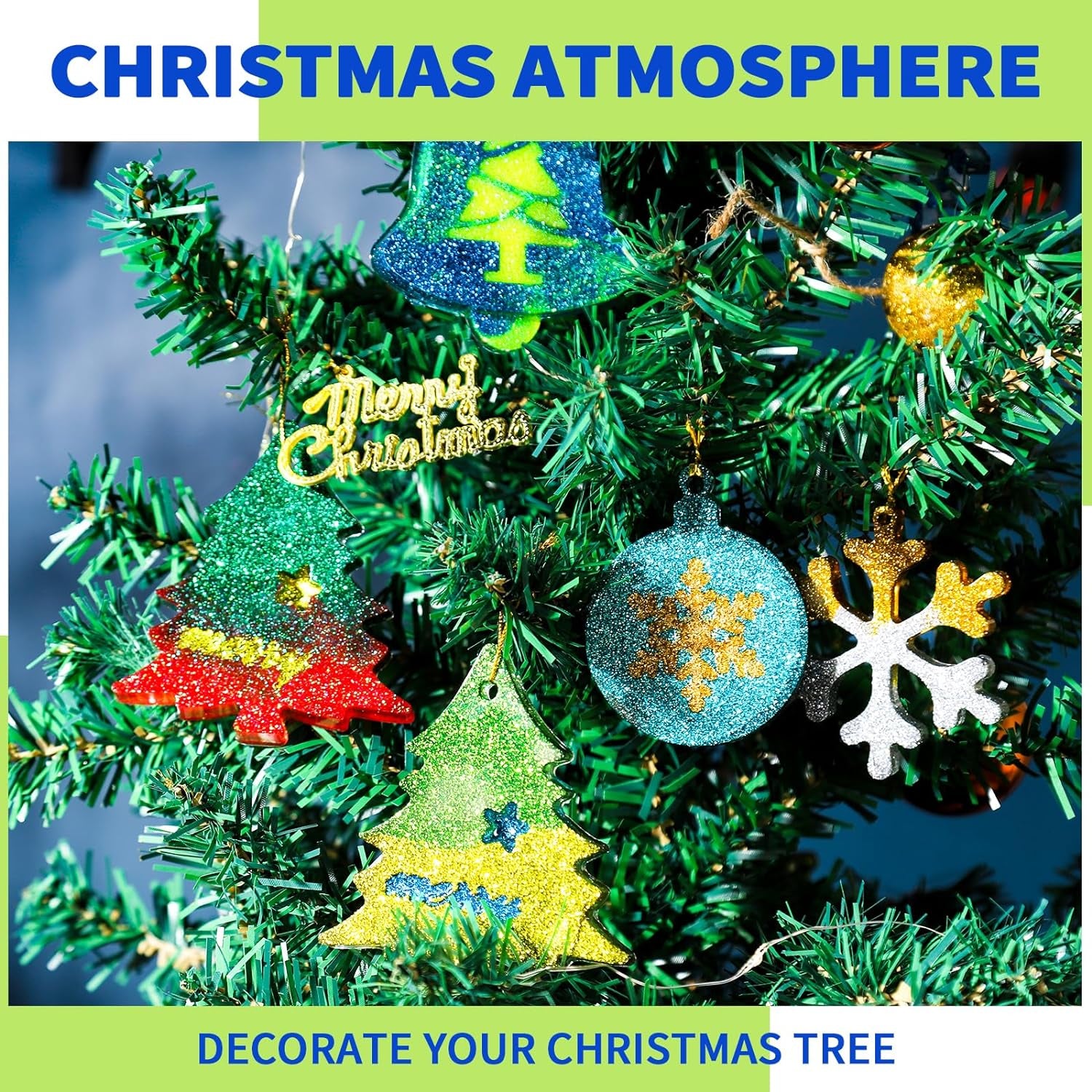 Glitter, Fine Glitter, Glitter for Resin, Glitter Crafts and Arts, Scrapbooking, Paints, Assorted Color Kit, 15G Each, Set of 12