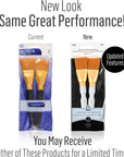 50557E Flat Brush, (2-Piece), Gold Taklon