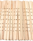 100Pcs Wooden Candle Wick Holders, Candle Wicks Centering Device, Candle Wick Bars, Wick Holders for Large & Multiwick Candles.