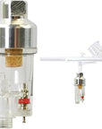 Premium Airbrush In-Line Mini Air Filter and Water Trap (Connects Directly onto Airbrushes and Hoses with 1/8" Threads)