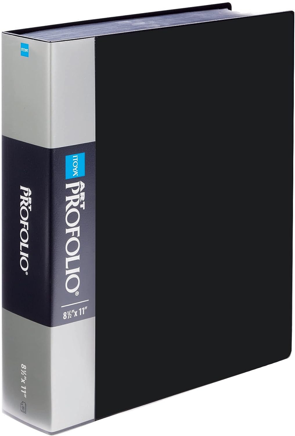 Original Art Profolio 8.5X11 Black Art Portfolio Binder with Plastic Sleeves with 180 Pages - Portfolio Folder for Artwork with Clear Sheet Protectors - Presentation Book for Art Display