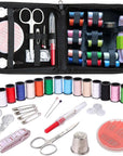 Sewing Kit,Sewing Bag Set, Portable Sewing Kit - DIY Supplies with Accessories, Ideal for Adults, Beginners, Travelers and More. Includes Black Handbag.