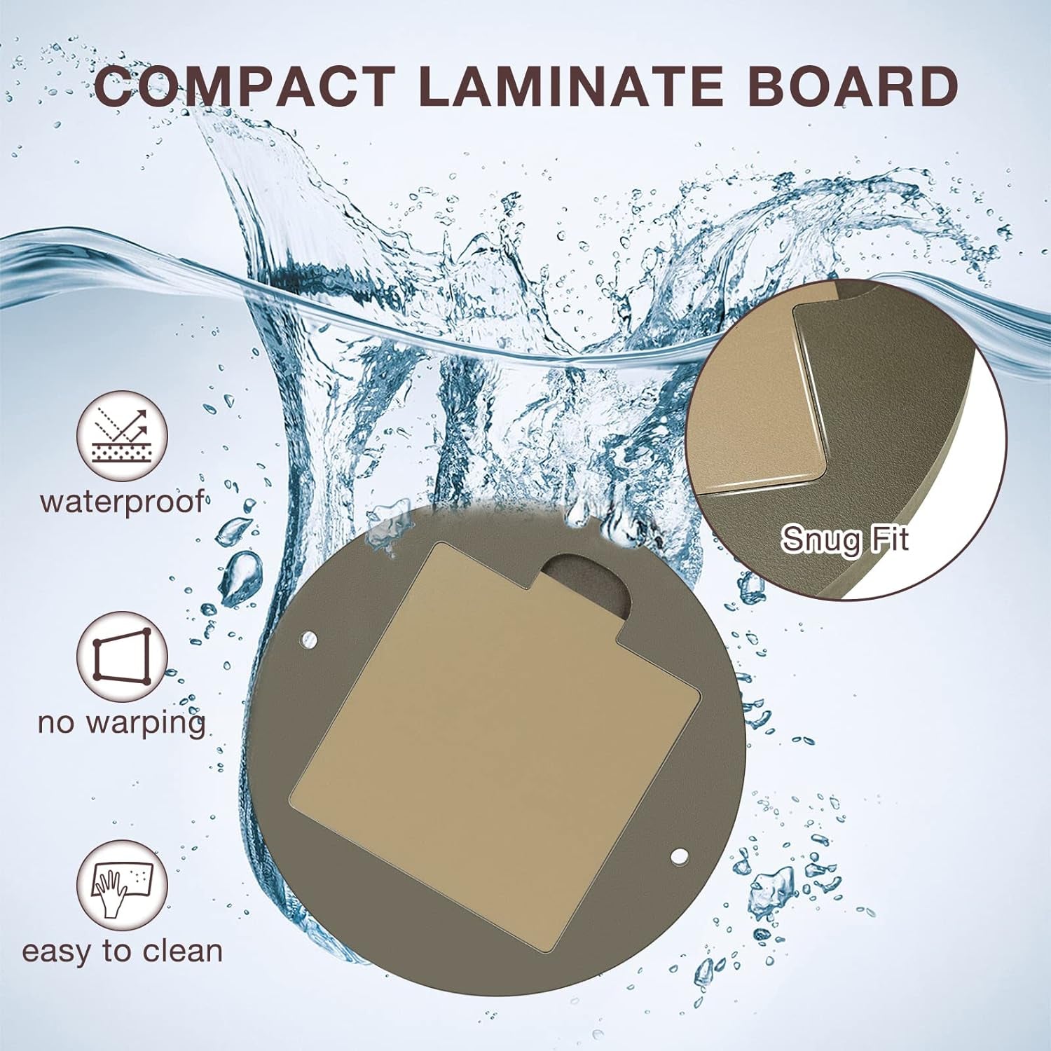 Pottery Bats Tool Set with 12" round Outer Bat and 6 Pack 7" Square Inner Bat for Pottery Wheel & Accessories for Clay Throwing by Potters and Clay Artists