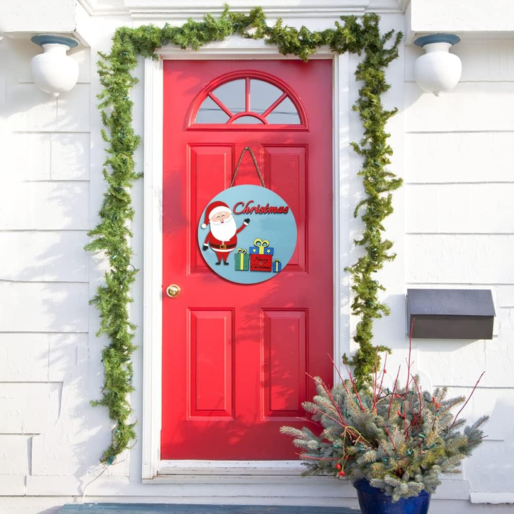 12PACK Wood Rounds for Crafts, 12 Inch Unfinished Wood Circles Discs for Door Hanger Sign Blank, Particle Board for Wreath Boards Crafts Painting and Christmas Halloween Decoration