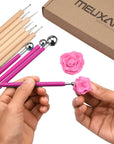 10 Piece Ball Stylus Dot Painting Tool Set, Clay Pottery Modeling Kit