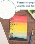 100 Pack Watercolor Postcards 4X6, 140Lb/300Gsm Watercolor Paper Blank Postcards Watercolor Cards for DIY, Mailing, Painting, Invitations, Gift Cards