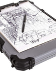 6838AG Sketch Board, Portable Drawing Surface with Internal Art & Craft Storage, Grey