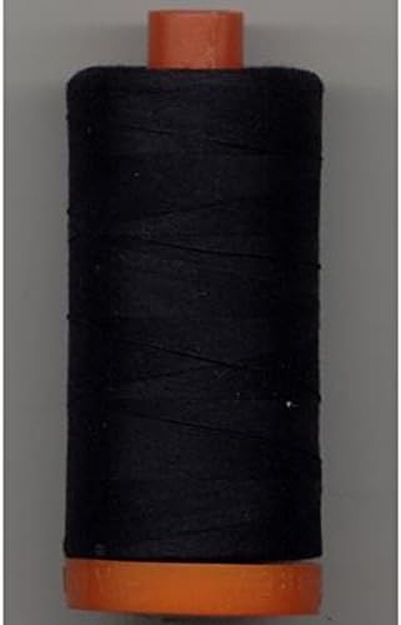 A1050-2692 Mako Cotton Thread Solid 50WT 1422Yds Black