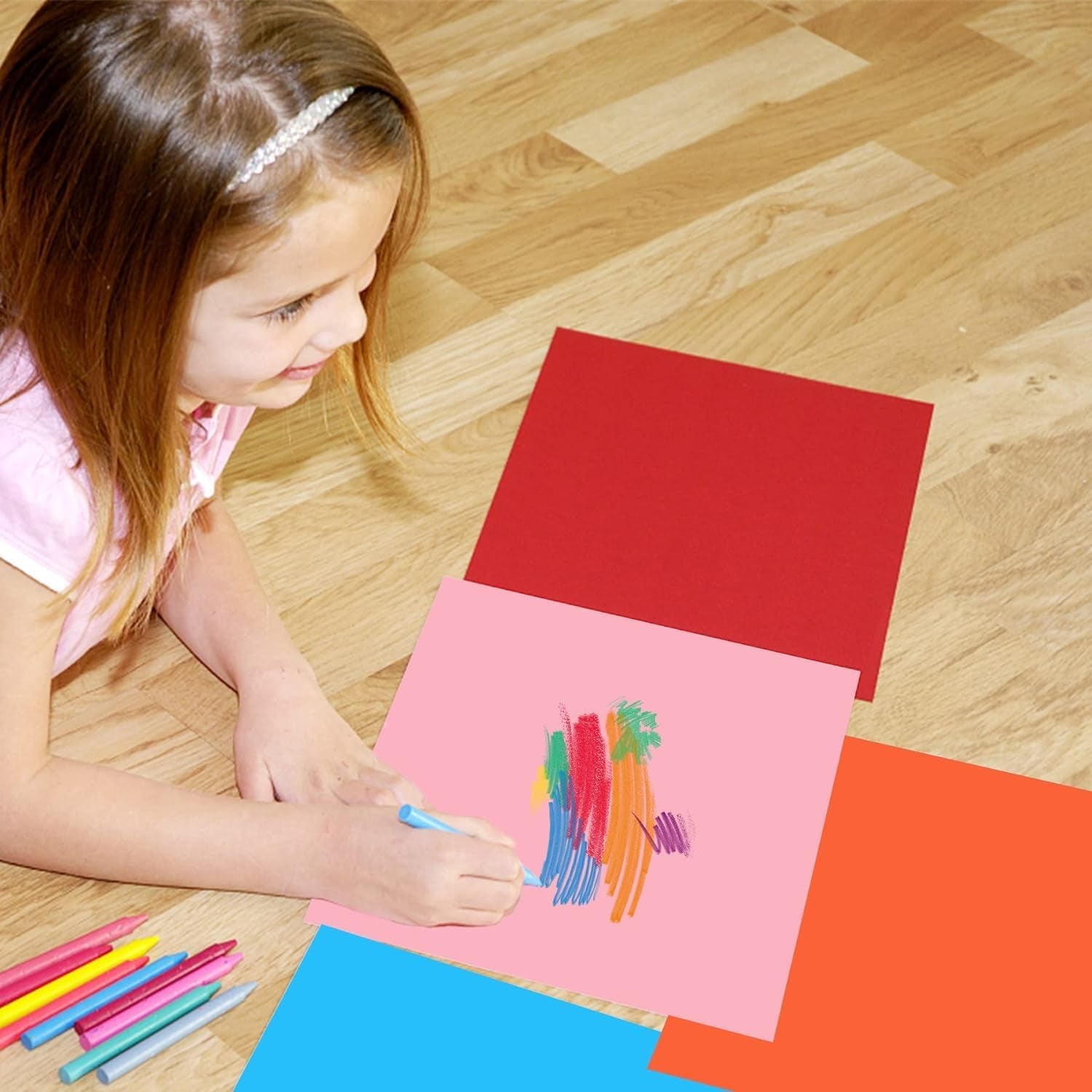 200 Sheets 10 Colors Colored Paper A4 Printer Paper Copy Paper Stationery Paper Multipurpose Colored Printing Paper Origami Paper for DIY Kids Art Craft 8.5" X 11"